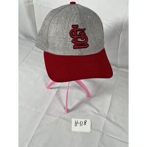 Saint Louis Cardinals Hat Cap Adjustable Red Gray Pre-Owned